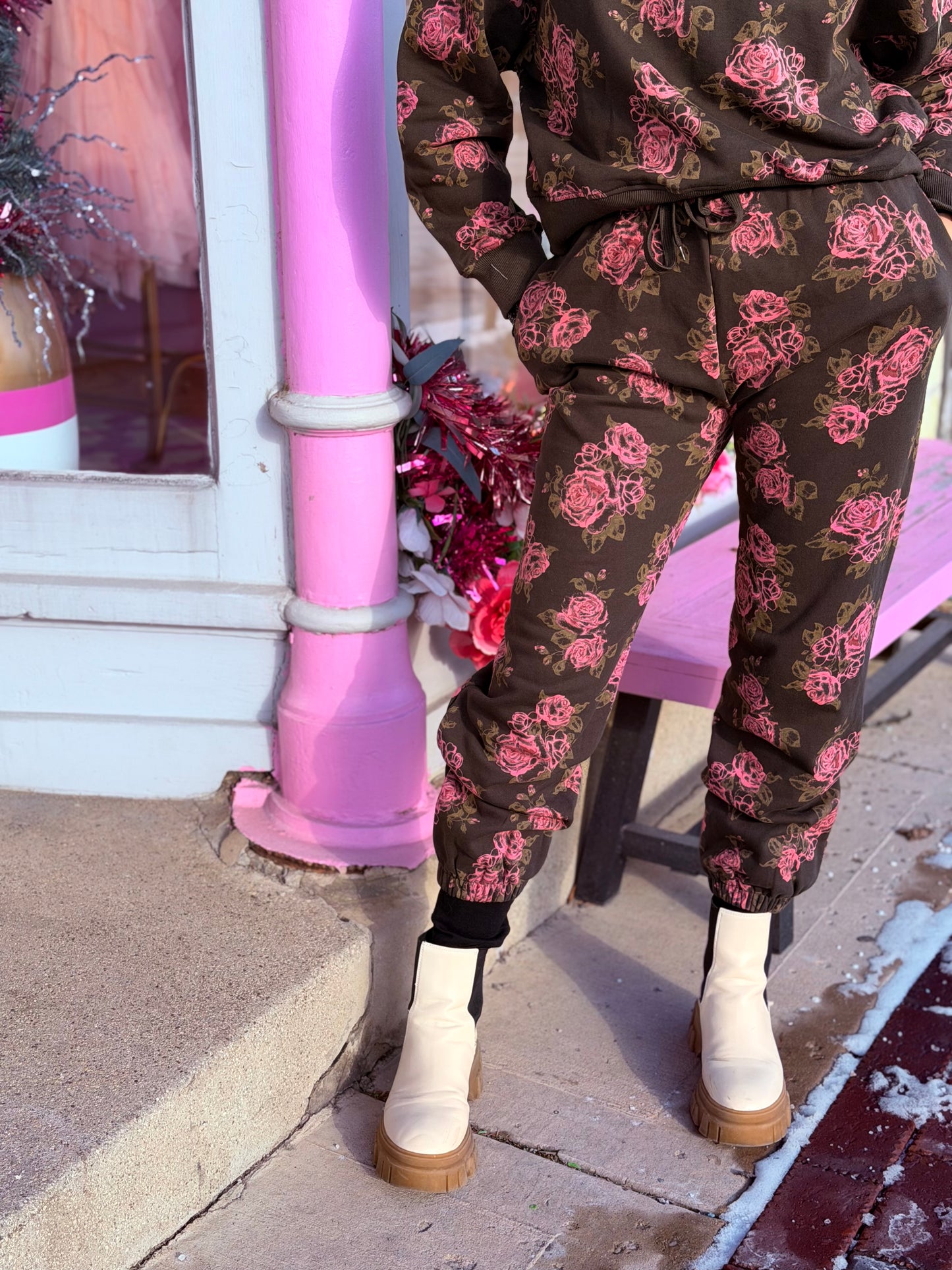 Floral Sweatpants