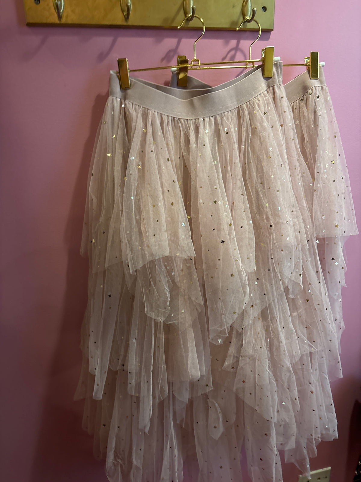 Mauve Star Tulle Skirt