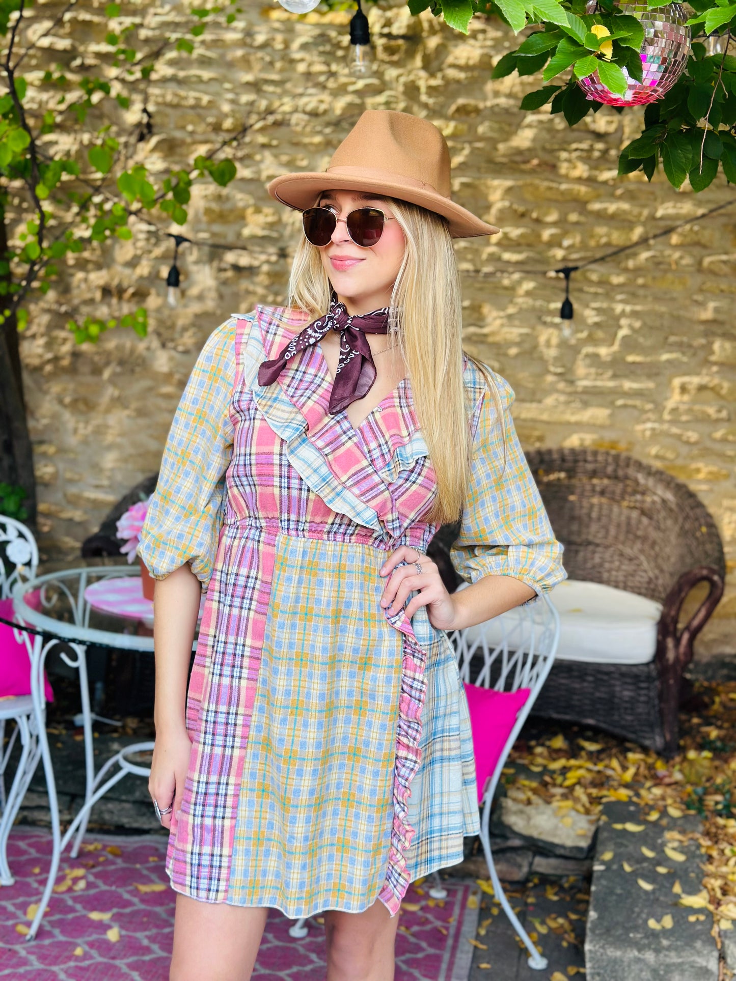 Serenade Plaid Dress