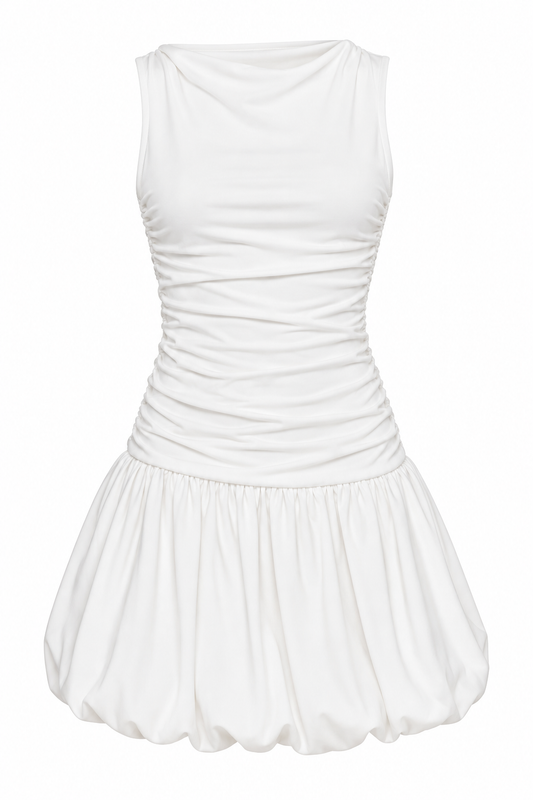 White Voluminous Dress