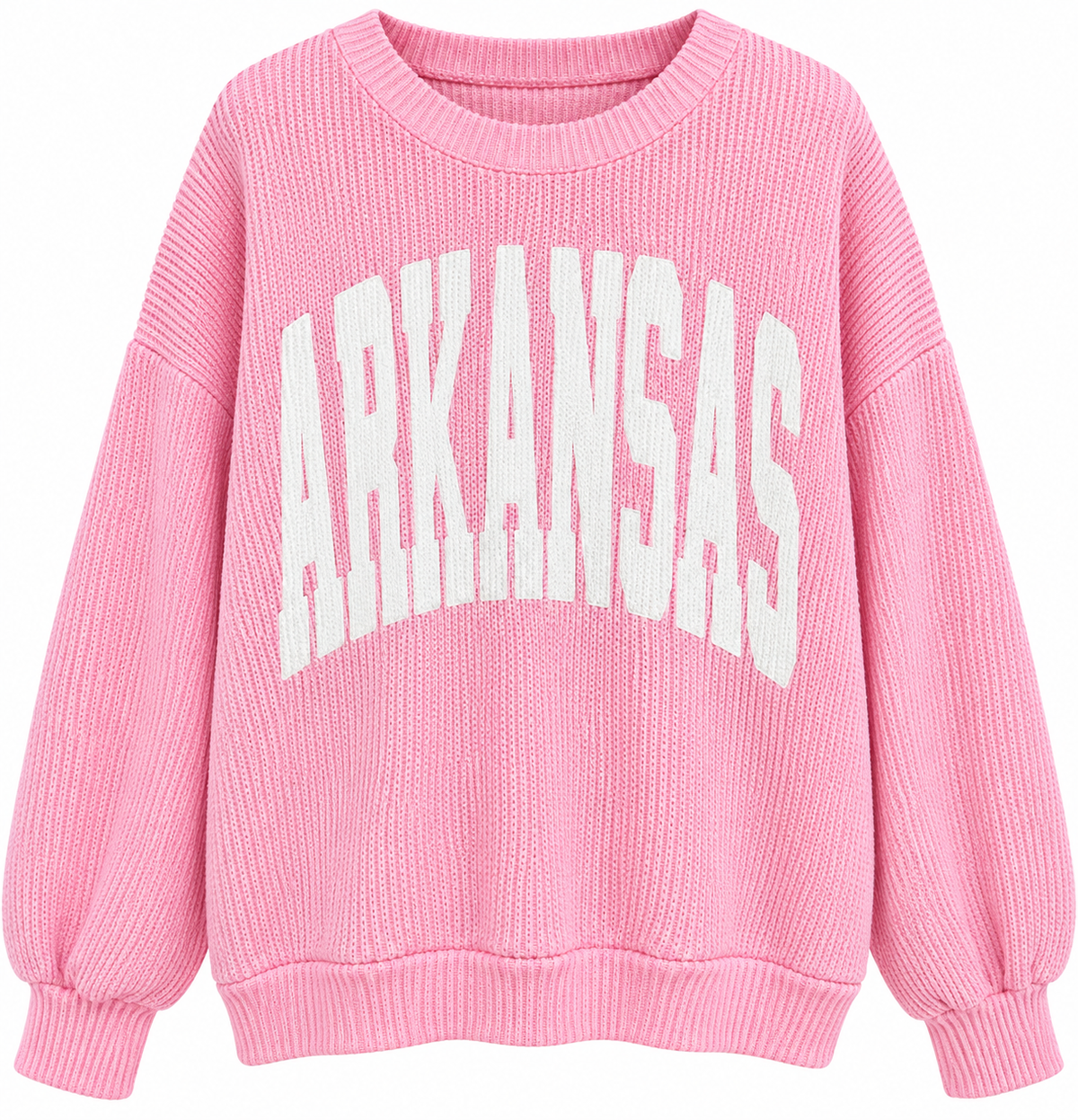 Pink Arkansas Waffle Shirt