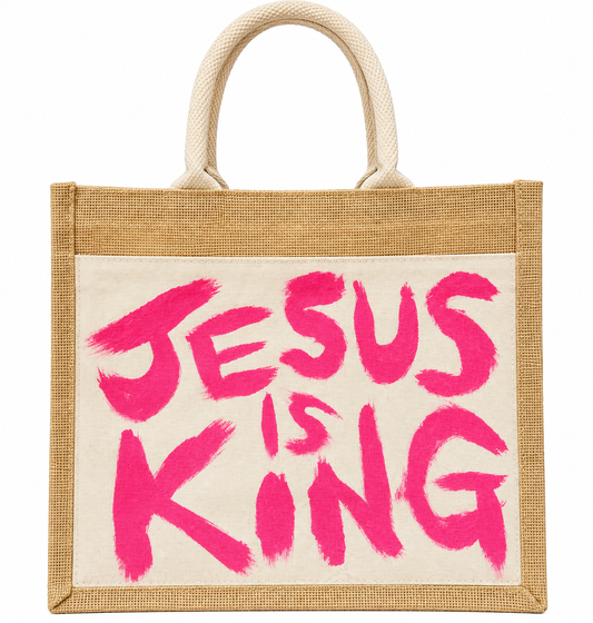 WANTED Jesus is King Mini Tote Bag