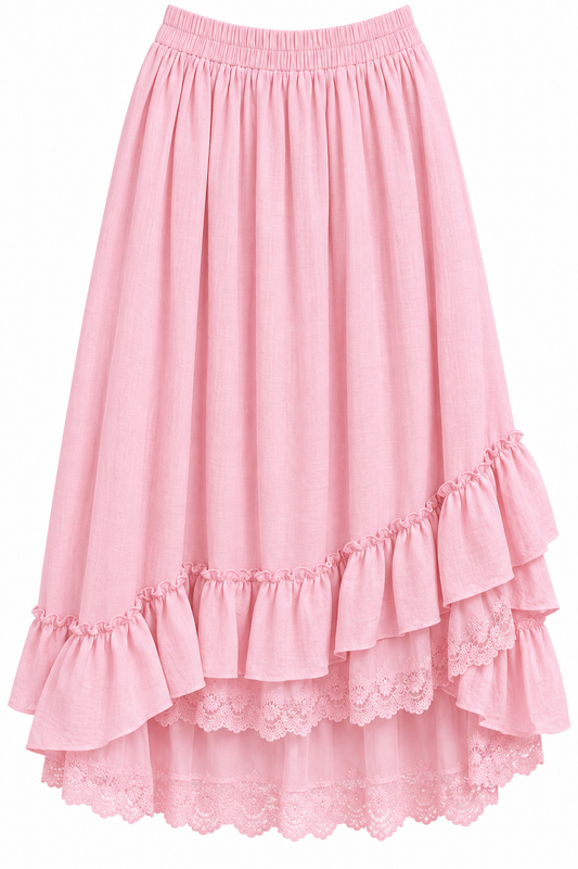 Blush Maxi Skirt