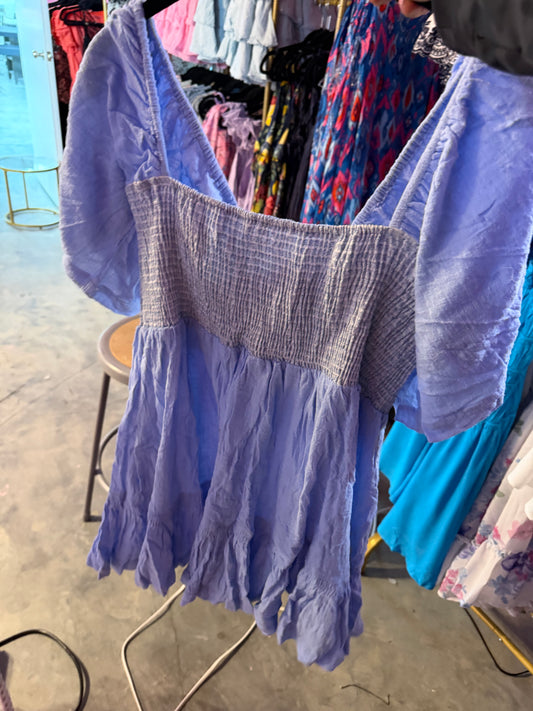 Light Blue Tie Back Dress (LG)