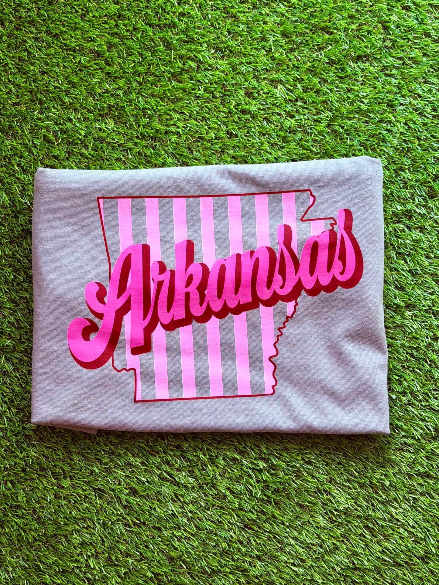 Grey+Pink AR Tee
