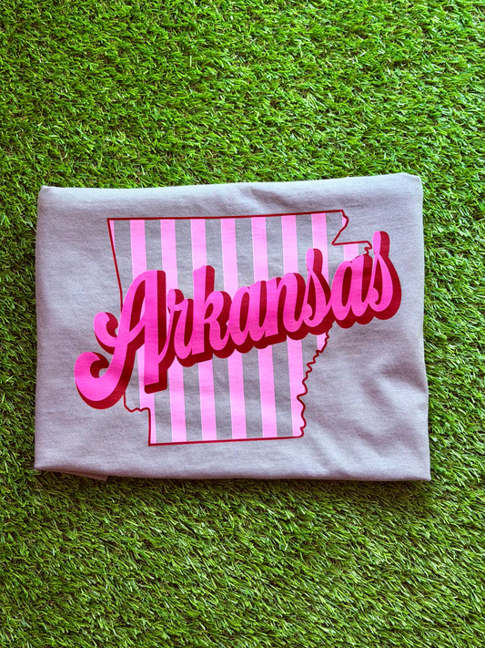 Grey+Pink AR Tee