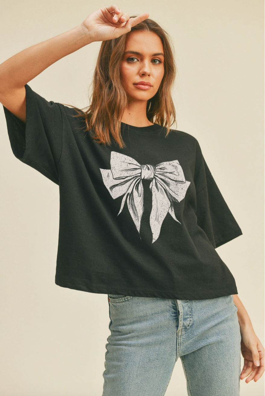 Bow Black T