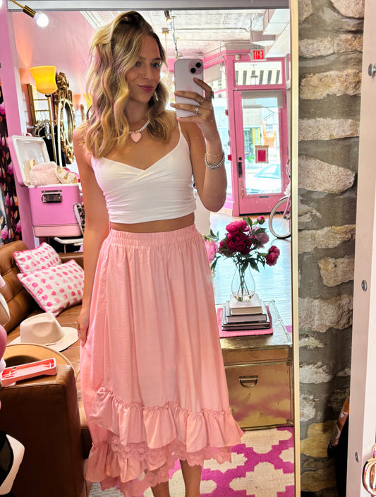 Blush Maxi Skirt