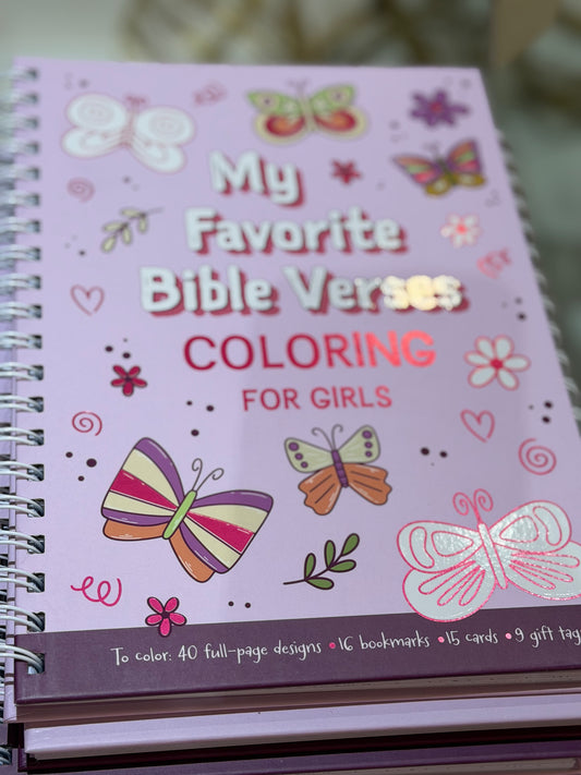 Coloring book Verses for Girls