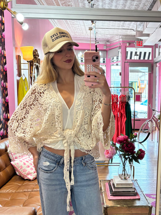 Cream Crocetti Kimono (LG)