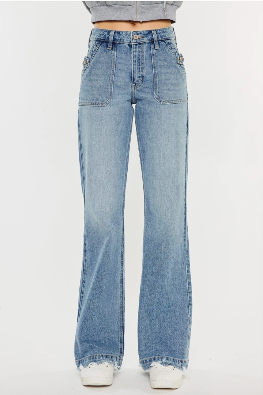 KanCan Wide Flare Jeans