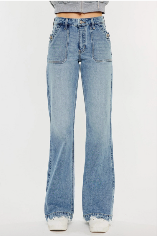 KanCan Wide Flare Jeans