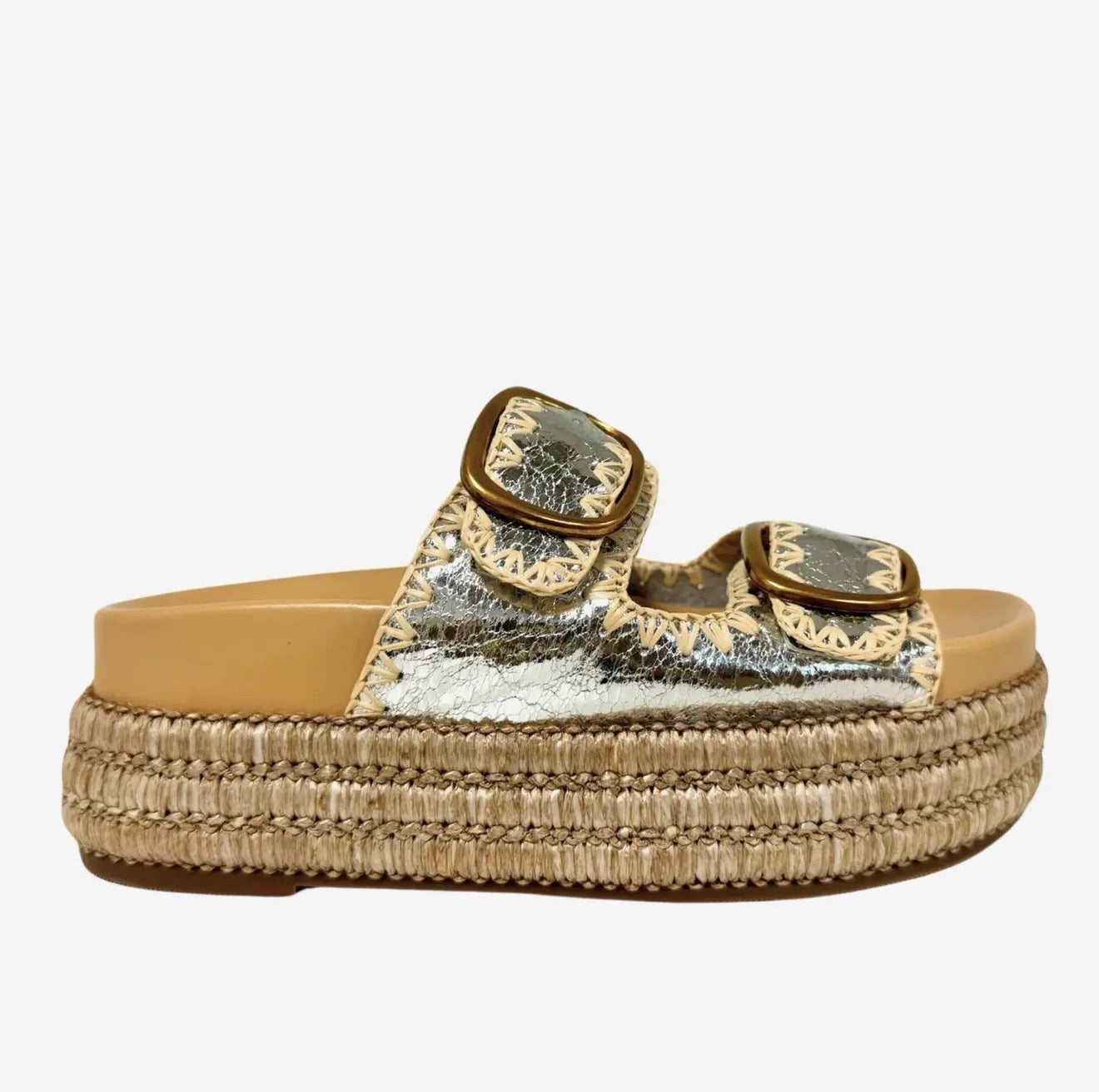 Buckle Platform Sandal