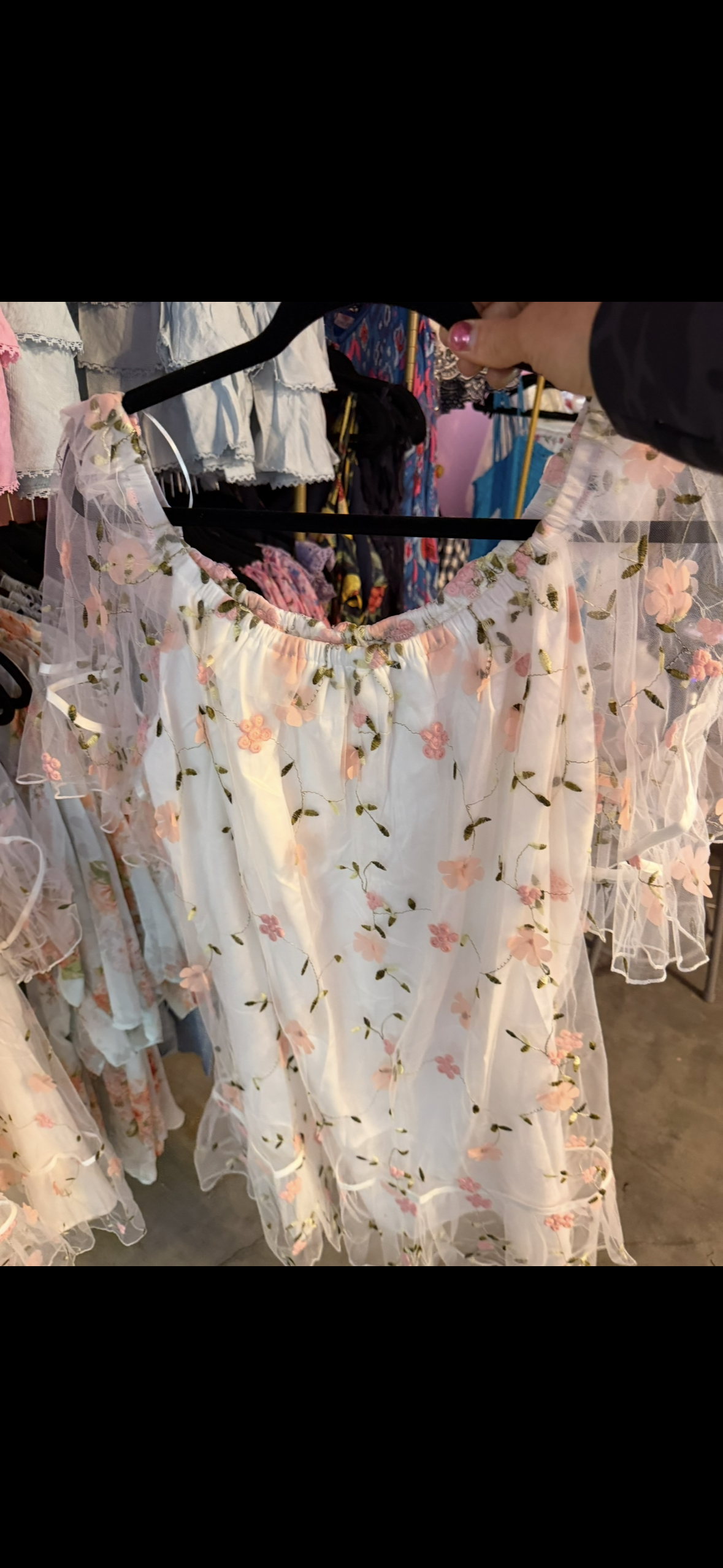 White Birch Tulle Dress (LG)