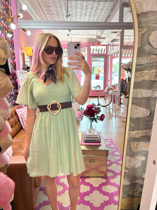 Sage Tie Back Midi (LG)