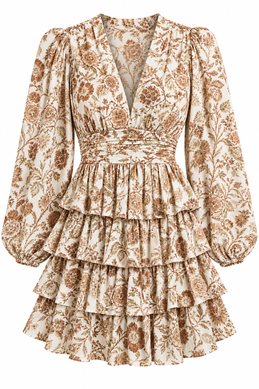 Sepia Bloom Dress