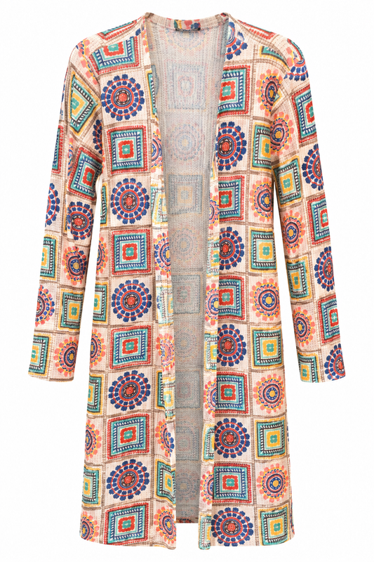 Boho Square Patch Shawl