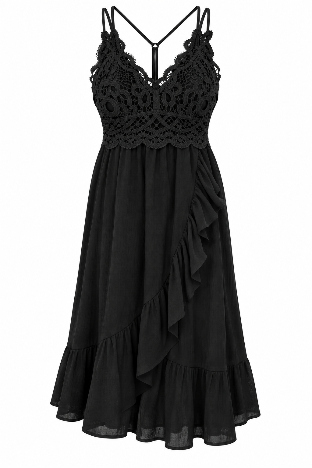 Sugarfox Black Lace Midi (LG)