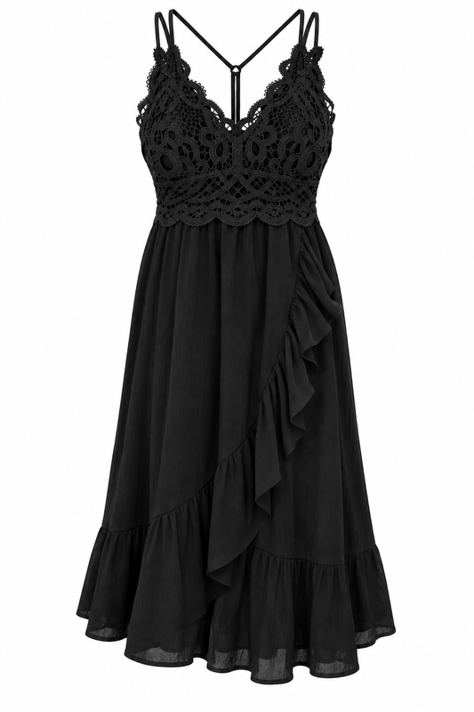 Sugarfox Black Lace Midi (LG)