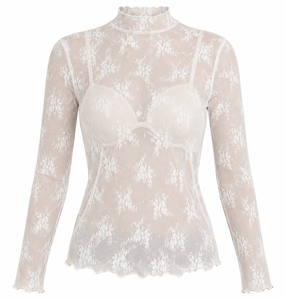 White Lace Undershirt