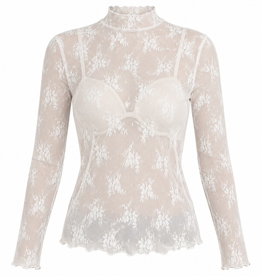 White Lace Undershirt