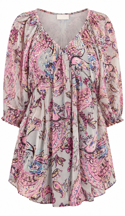 Sheer Paisley Top (LG)