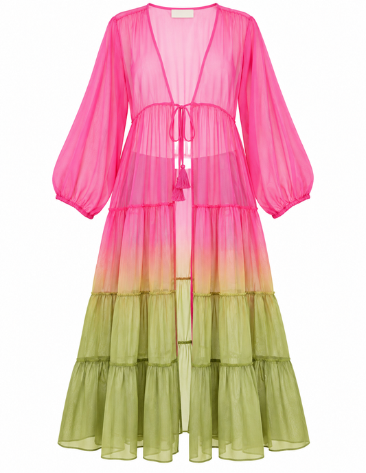Pink Ombré Duster