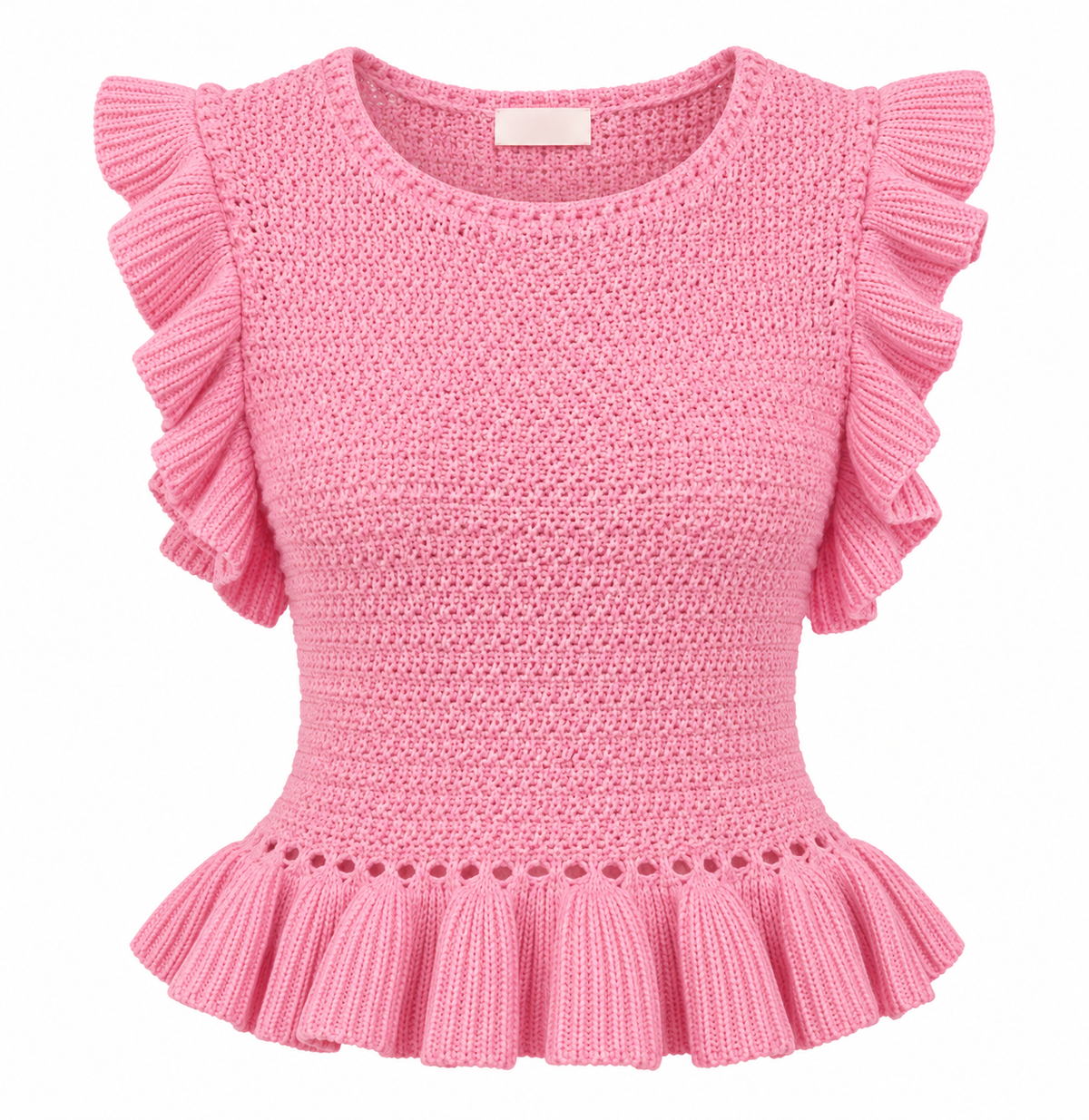 Pink Ruffle Top