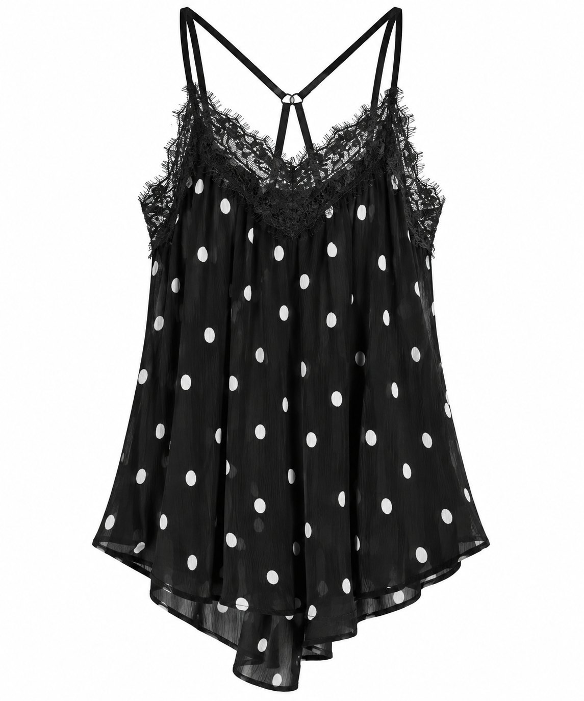 Lace Polka Dot Tank (LG)