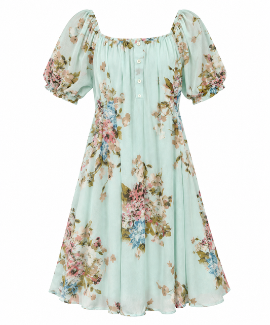 Birch Blue Floral Dress (LG)