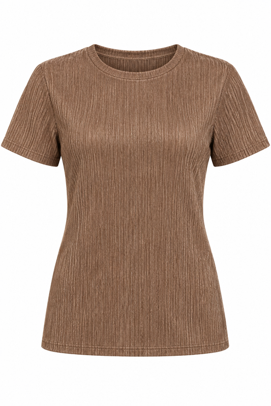 Mocha Short Sleeve Top