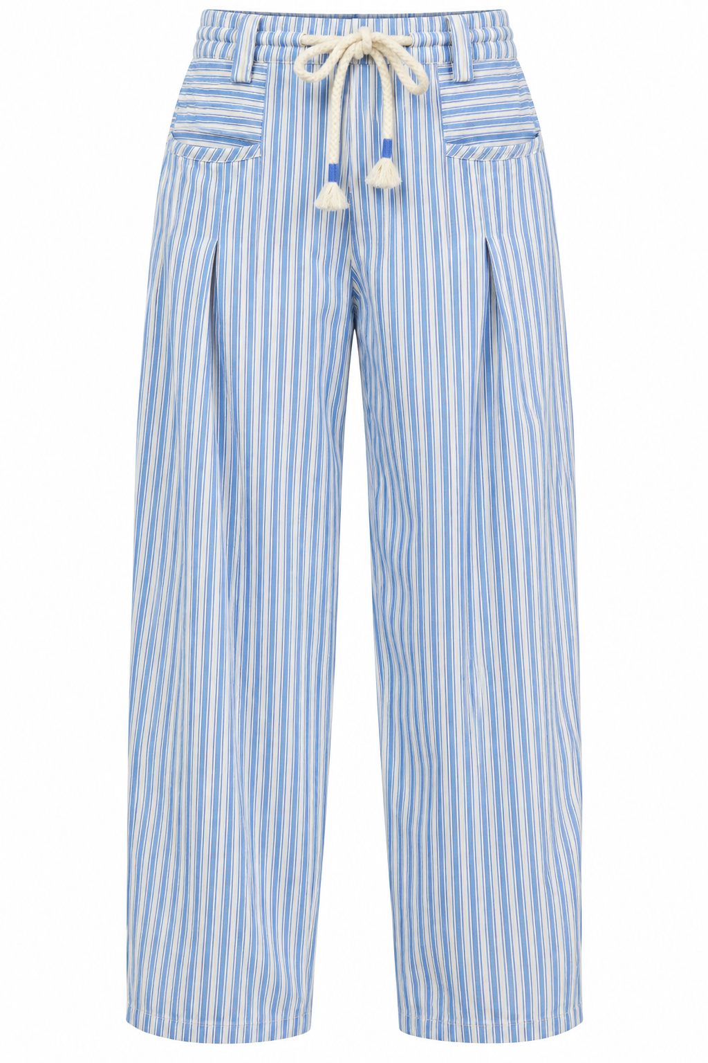 Striped Barrel Pants