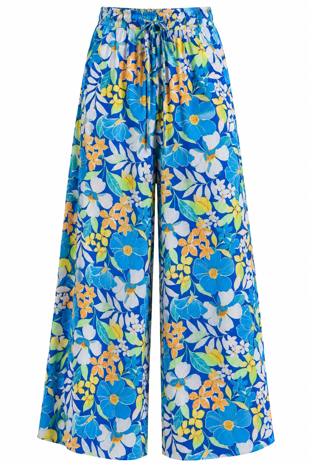Blue Printed Pant