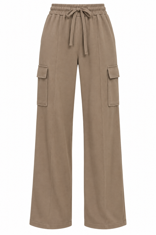 Khaki Corduroy Sweatpants