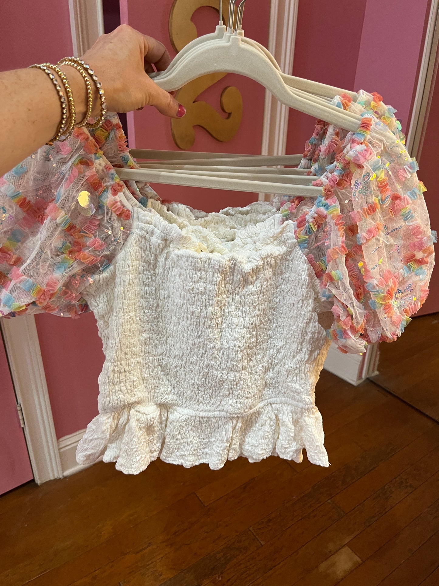 Confetti Sleeve Top