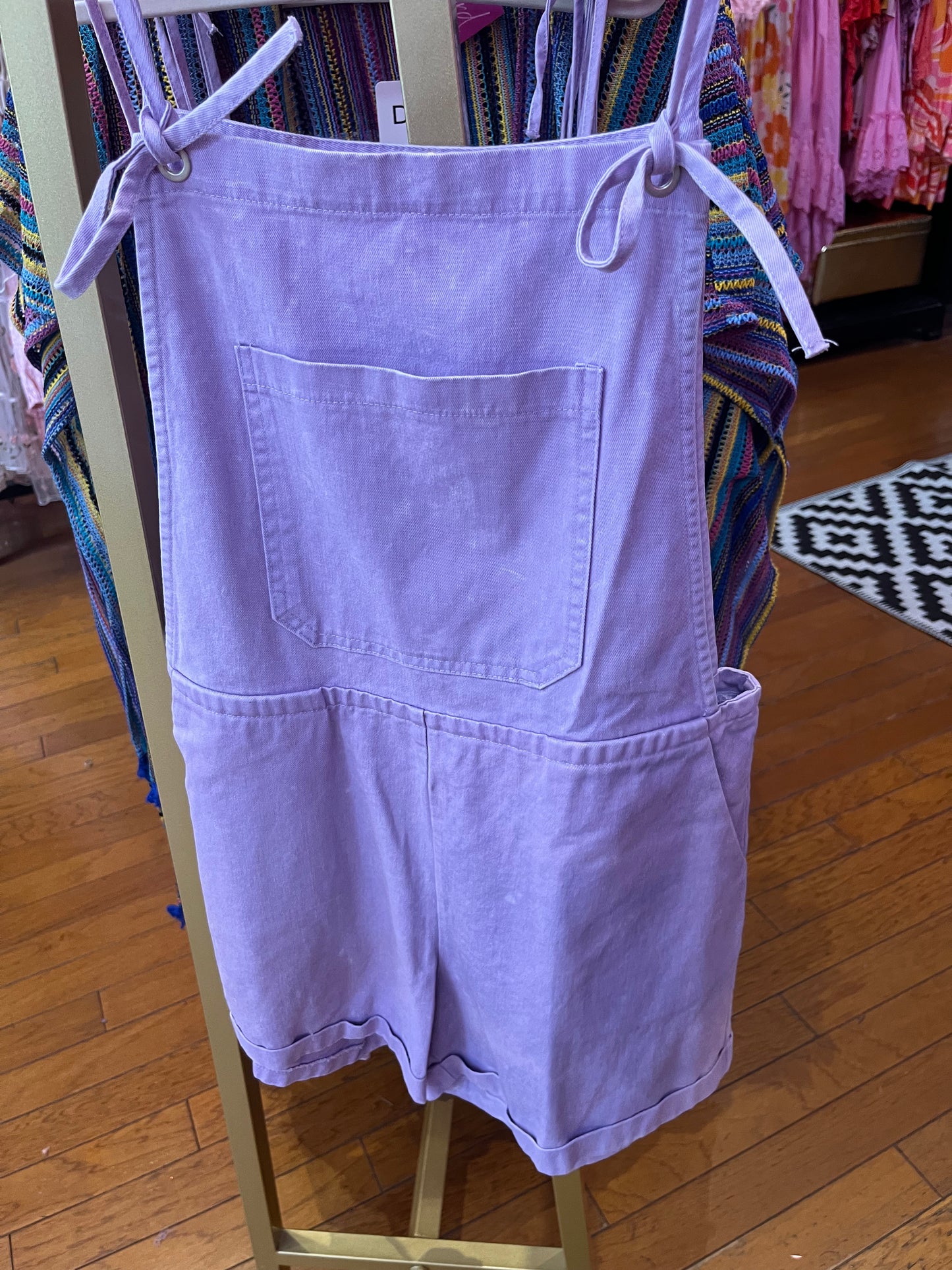 Purple Short Overalls (LG)