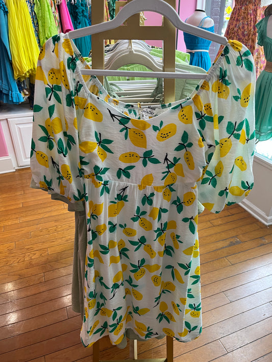 Puff Lemon Dress (LG)