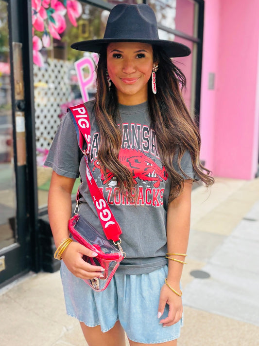 Grey AR Razorback Tee