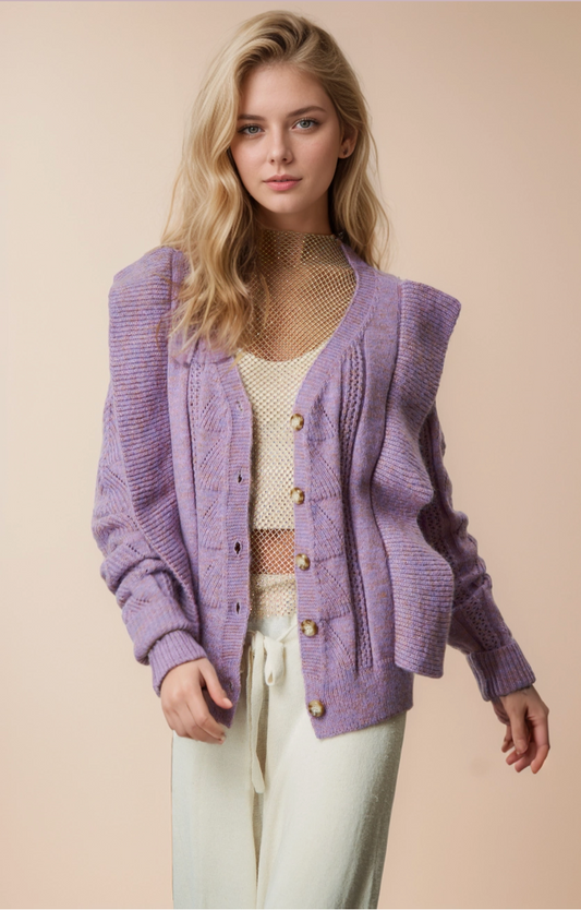 Lavendar Cardi