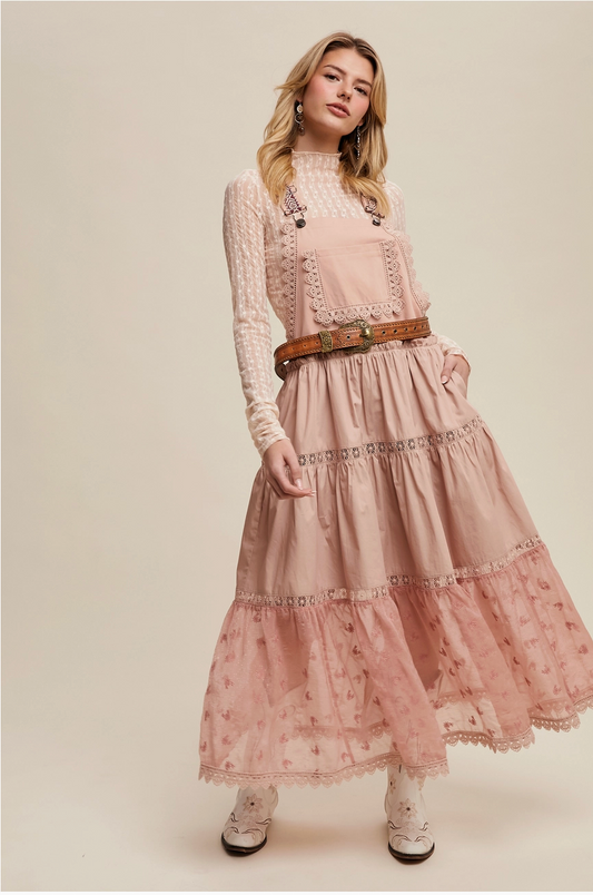 Boho Pinafore Dress