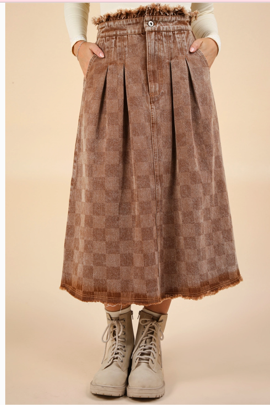 Mocha Scarecrow Skirt