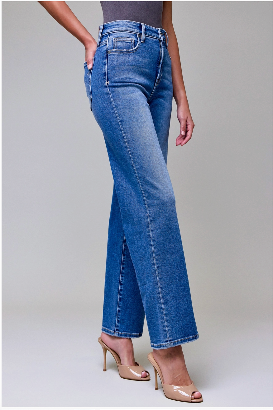 Hidden Jeans Medium Wash Clean High Rise Classic