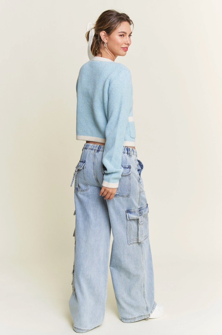 Blue Claudie Cardigan