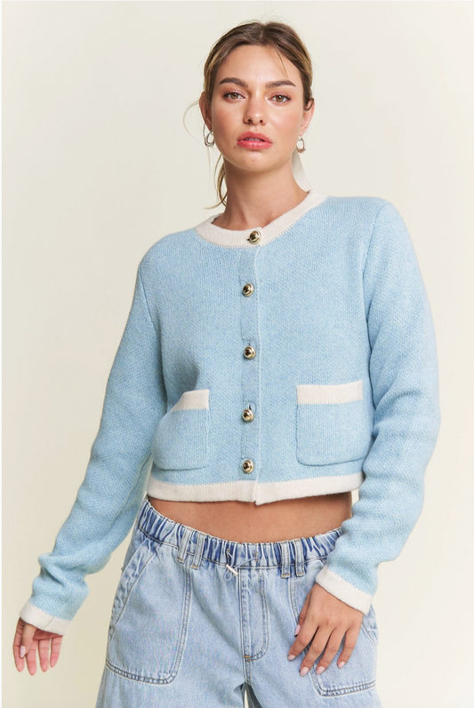 Blue Claudie Cardigan