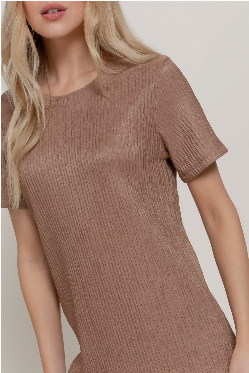 Mocha Short Sleeve Top