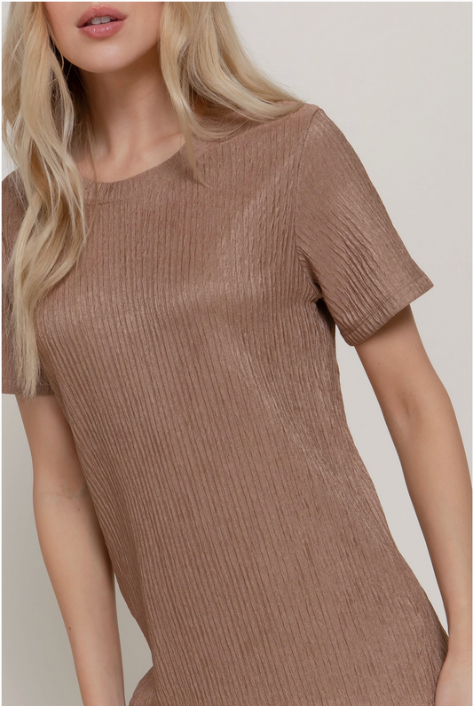 Mocha Short Sleeve Top