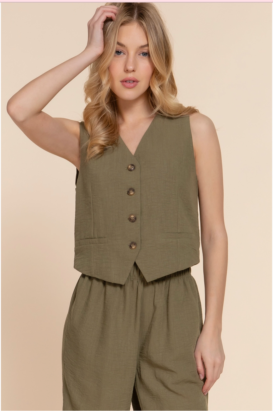 Olive Vest
