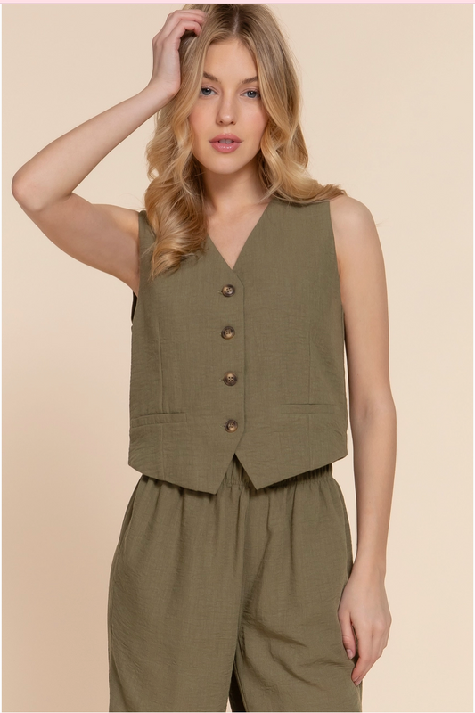 Olive Vest