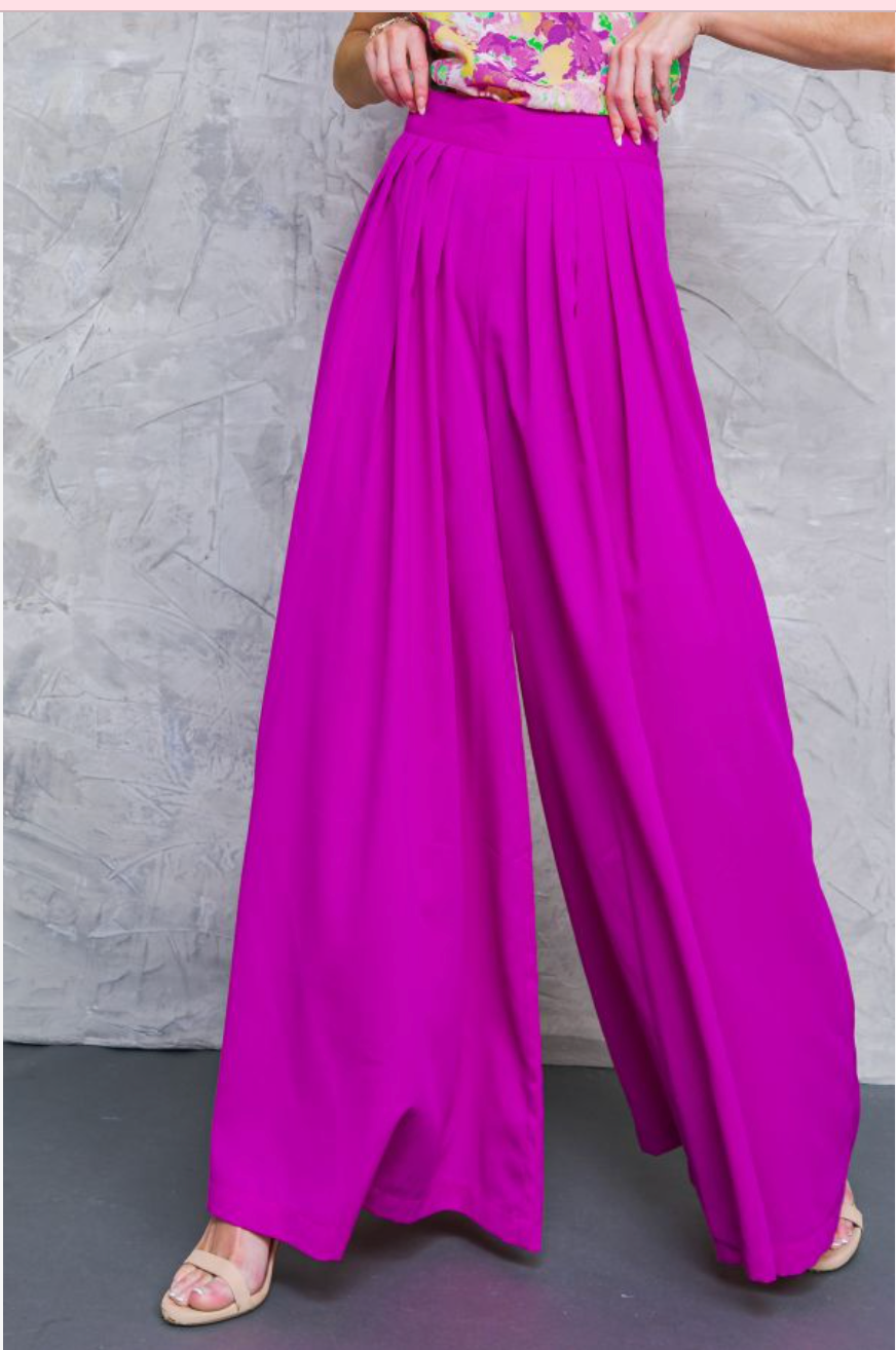 Magenta Pant