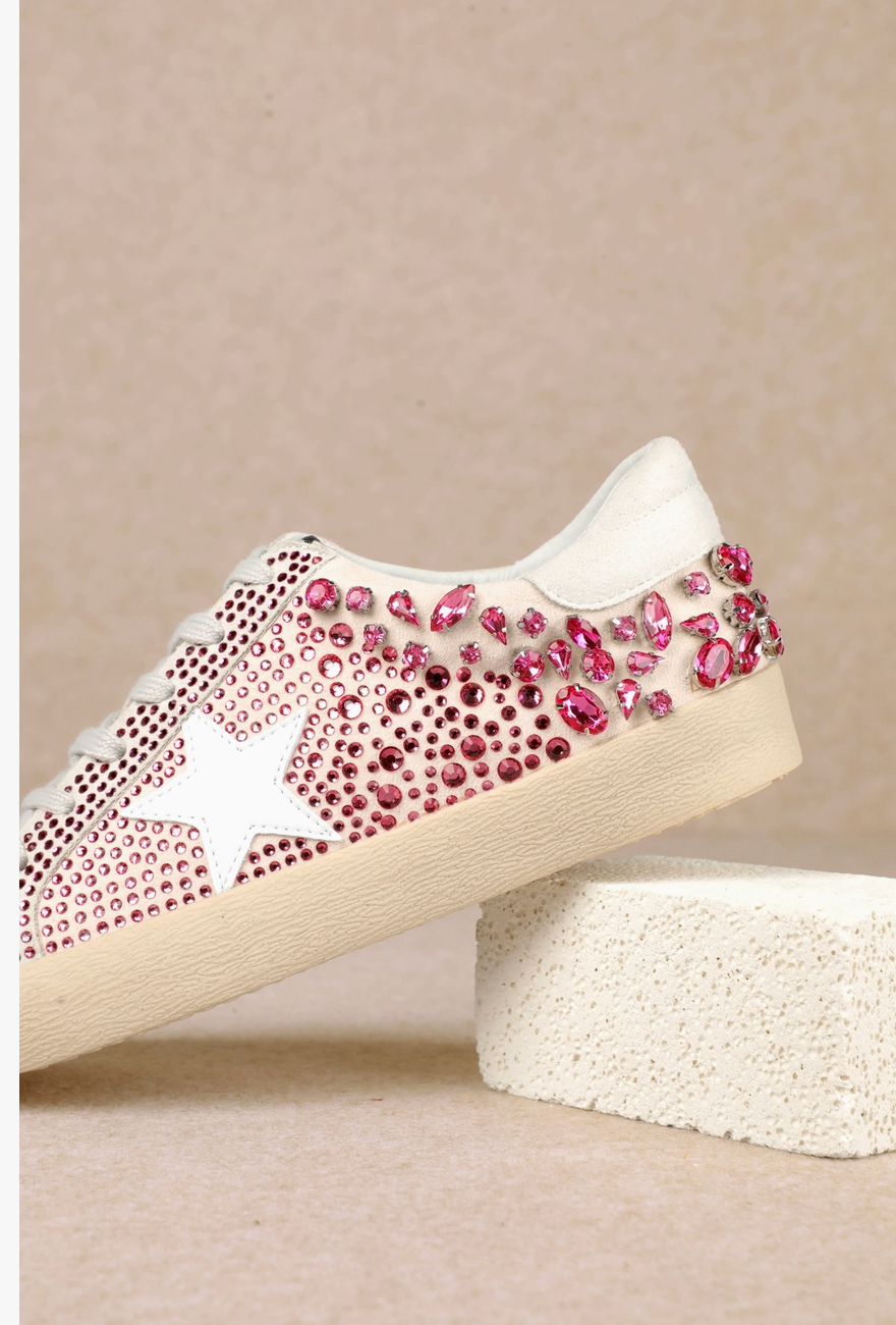 Pink Star Sneakers